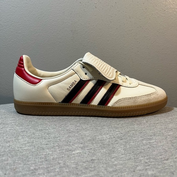 adidas Other - Adidas Original Sambas LT White With Red Tabs Men’s Shoe Size 9.5 JQ5124​